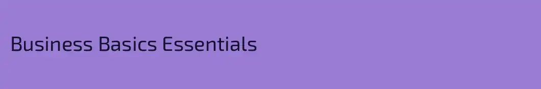 Business Basics Essentials